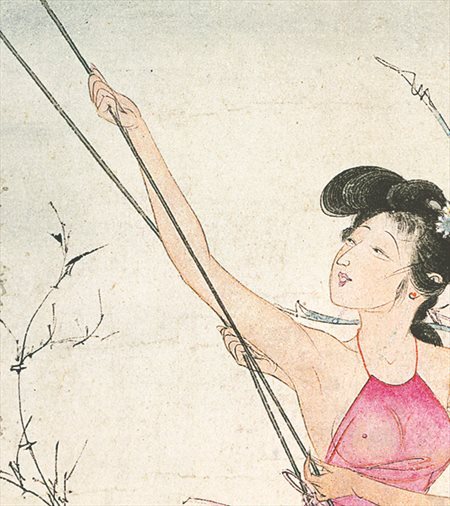 阳春-胡也佛的仕女画和最知名的金瓶梅秘戏图